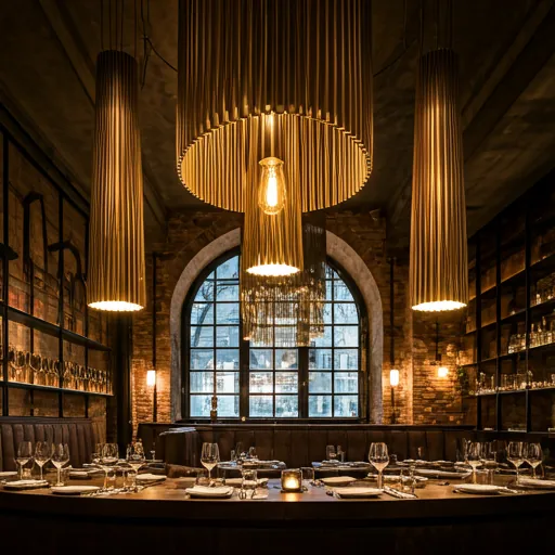 High-end restaurant lighting installation by VPR Contractors